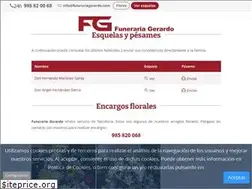Sites similar to funerariagerardo.com