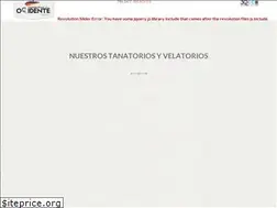 Sites similar to funerariasoccidente.com