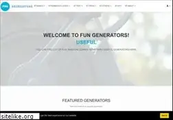 Sites similar to fungenerators.com