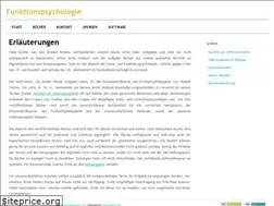 Sites similar to funktionspsychologie.de
