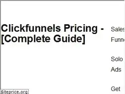 Sites similar to funnelspricing.com