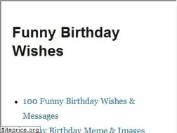 Sites similar to funny-birthday-wishes.com