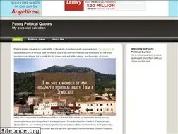 Sites similar to funnypoliticalquotes.angelfire.com