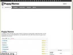 Sites similar to funpuppynames.com