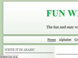 Sites similar to funwitharabic.com
