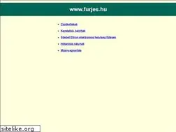 Sites similar to furjes.hu