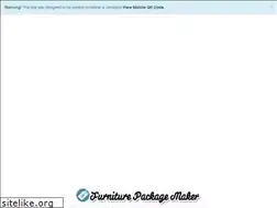 Sites similar to furniturepackagemaker.com