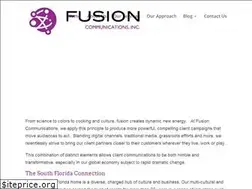 Sites similar to fusioncomminc.com