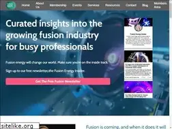 Sites similar to fusionenergyinsights.com
