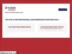 Sites similar to fusioninvestafrica.com