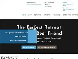 Sites similar to fusionpetretreat.com