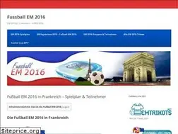 Sites similar to fussball-em-2016.com