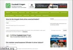 Sites similar to fussball-fragen.de
