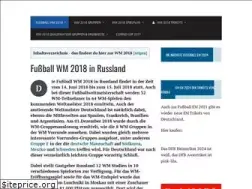 Sites similar to fussball-wm-2018.com