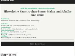 Sites similar to fussball.news