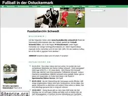 Sites similar to fussballarchiv-schwedt.de