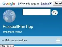 Sites similar to fussballfantipp.de