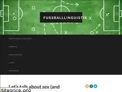 Sites similar to fussballlinguistik.de