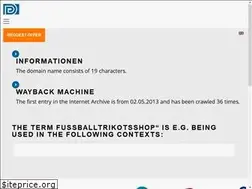 Sites similar to fussballtrikotsshop.de