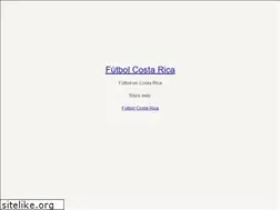 Sites similar to futbol.co.cr