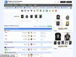 Sites similar to futbolenvivoecuador.com