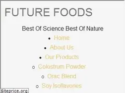 Sites similar to futurefoods.com