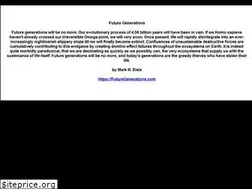 Sites similar to futuregenerations.com
