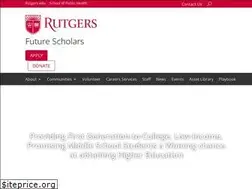 Sites similar to futurescholars.rutgers.edu