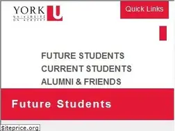 Sites similar to futurestudents.yorku.ca