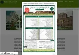 Sites similar to fuuastisb.edu.pk