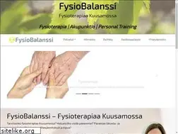 Sites similar to fysiobalanssi.com