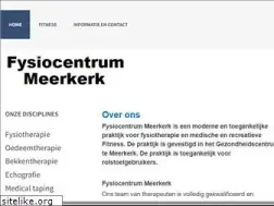 Sites similar to fysiocentrummeerkerk.nl