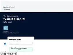 Sites similar to fysiologisch.nl