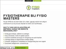 Sites similar to fysiomasters.nl