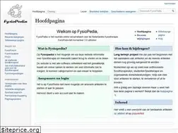 Sites similar to fysiopedia.nl