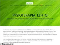 Sites similar to fysioterapialehto.fi
