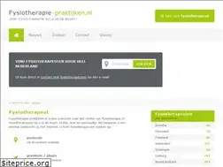 Sites similar to fysiotherapie-praktijken.nl