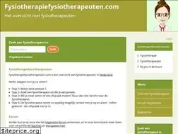 Sites similar to fysiotherapiefysiotherapeuten.com