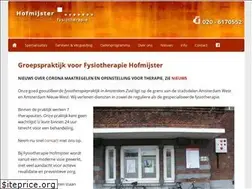 Sites similar to fysiotherapiehofmijster.nl