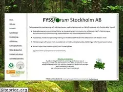 Sites similar to fyssforum.se