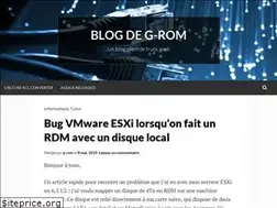 Sites similar to g-rom.fr