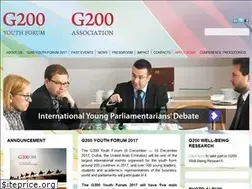 Sites similar to g200youthforum.org