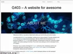 Sites similar to g403.co