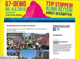 Sites similar to g7-demo.de
