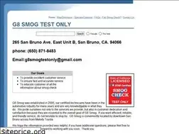 Sites similar to g8smogtestonly.com