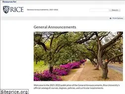 Sites similar to ga.rice.edu