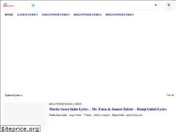 Sites similar to gaanalyricspoint.blogspot.com