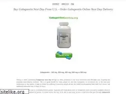 Sites similar to gabapentinnextday.org