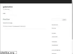 Sites similar to gabenative.com