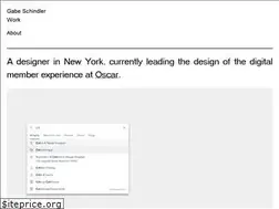 Sites similar to gabeschindler.com